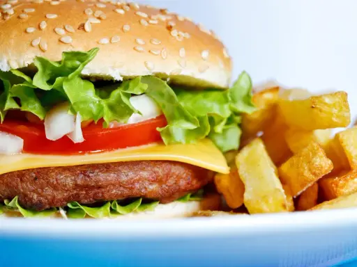 Kaloryczność burgera z frytkami: Jak jeść i nie żałować?