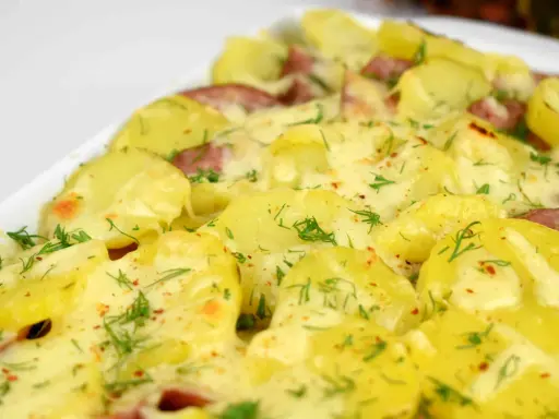 Jak zrobić zapiekankę ziemniaczaną z kiełbasą? Porady mistrza!
