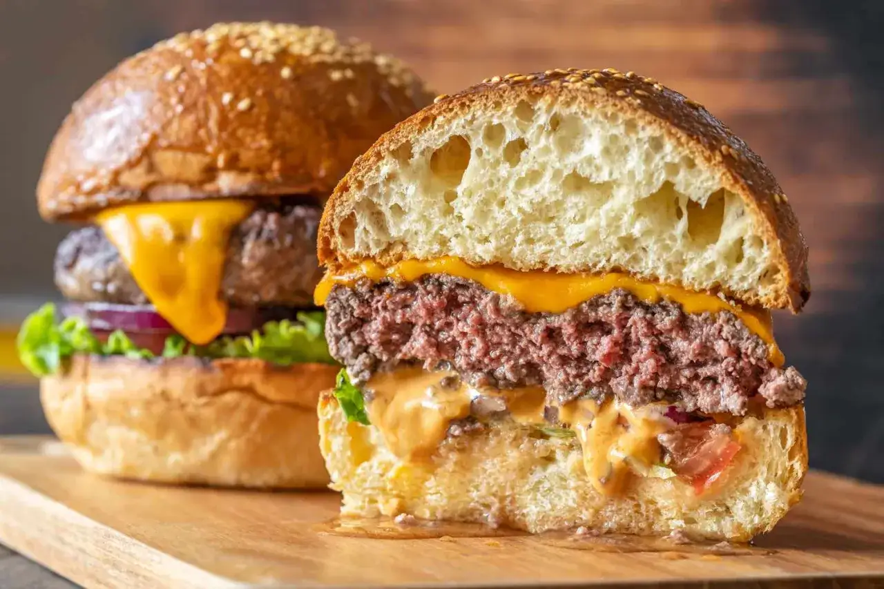 burger medium rare