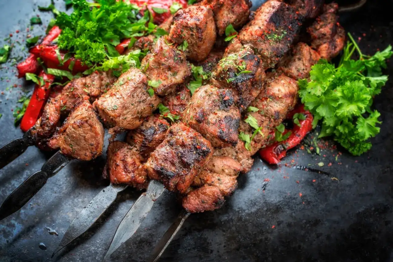 domowy kebab z grilla szaszlyki
